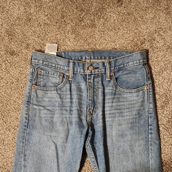 Levi's Classic Blue Slim Straight Jeans - Picture 6 of 6